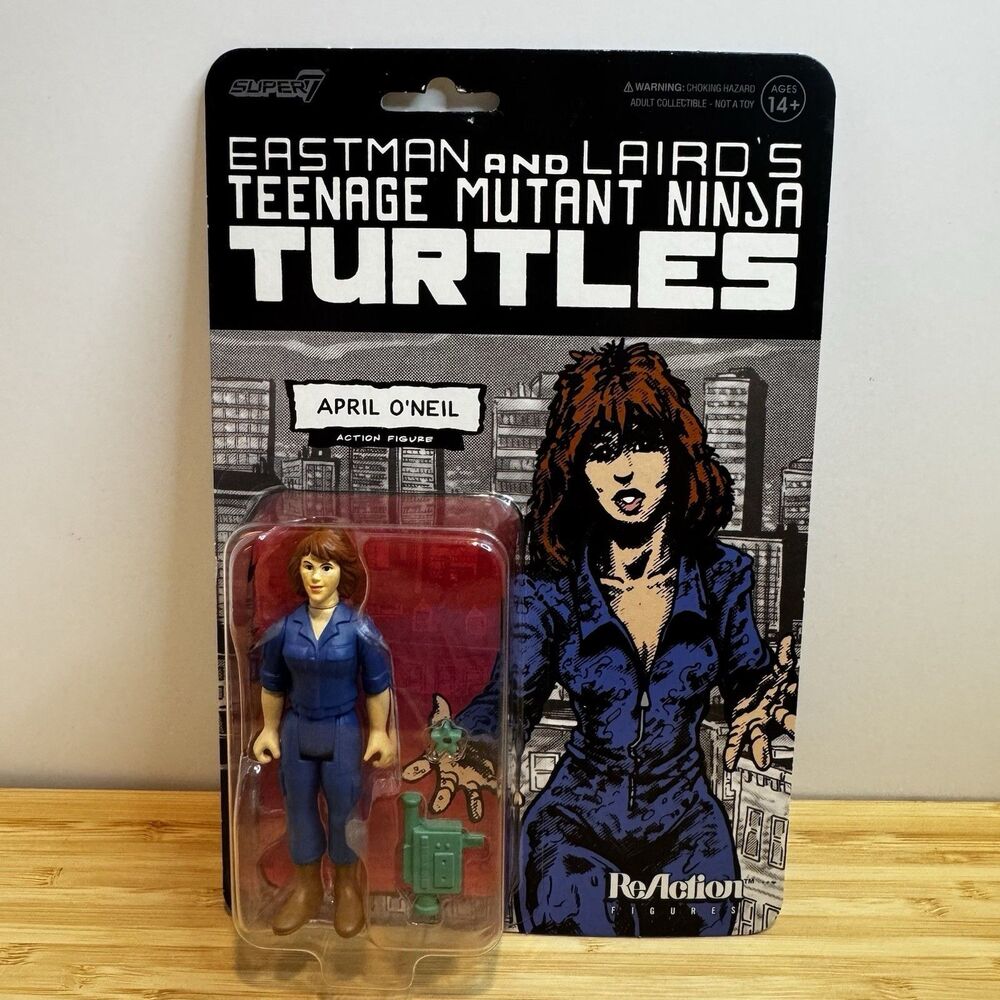 Super7 April O’Neil ReAction Figure Eastman Laird Teenage Mutant Ninja Turtles
